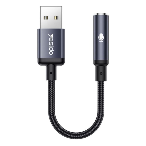 تبدیل USB به جک 3.5 میلی متری یسیدو YAU46