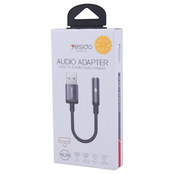 تبدیل USB به جک 3.5 میلی متری یسیدو YAU46