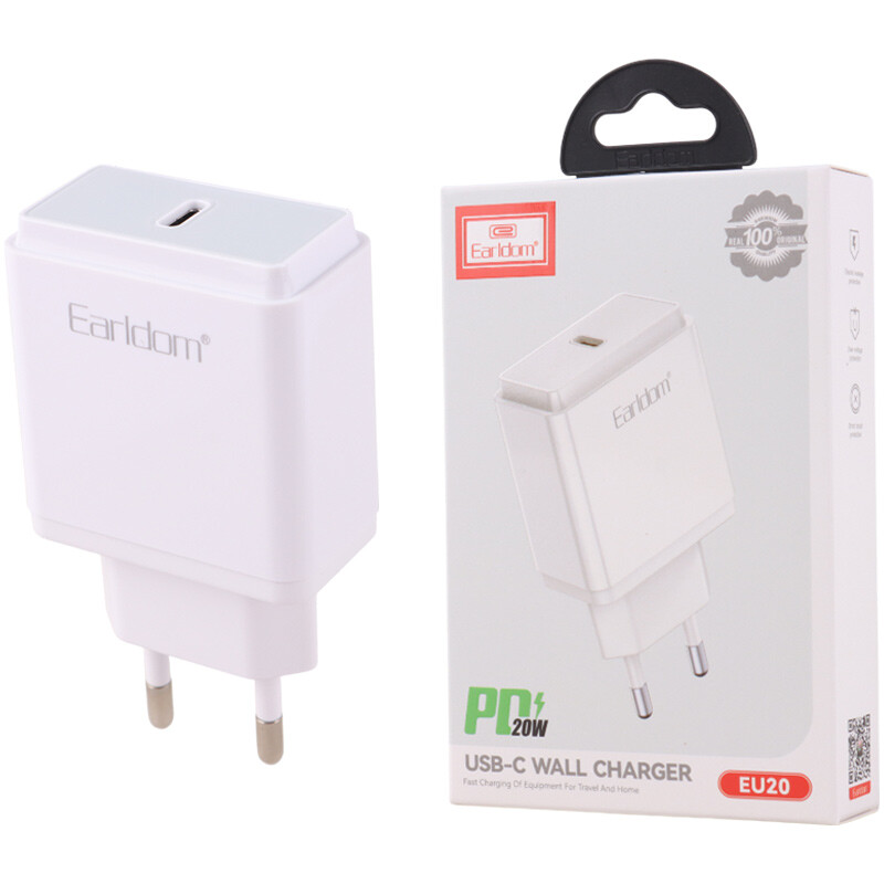 شارژر دیواری 20 وات ارلدام ES-EU20 PD 3A