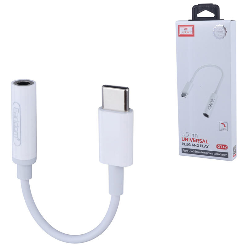 تبدیل Type-C به جک 3.5 میلی متری ارلدام ET-OT42