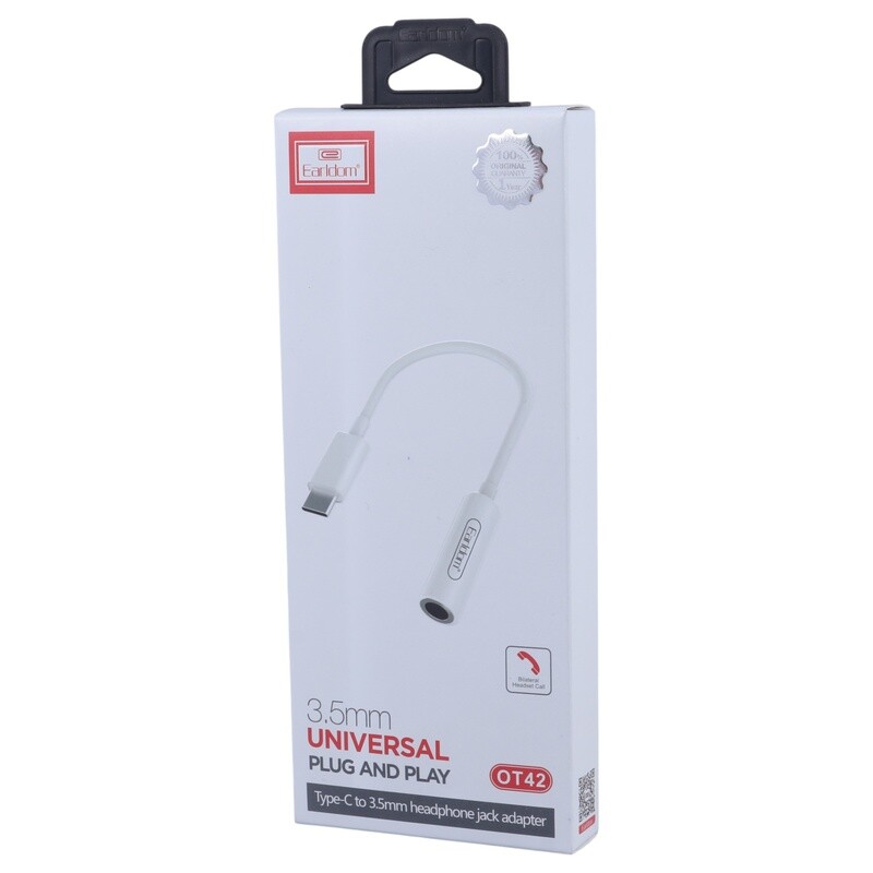 تبدیل Type-C به جک 3.5 میلی متری ارلدام ET-OT42