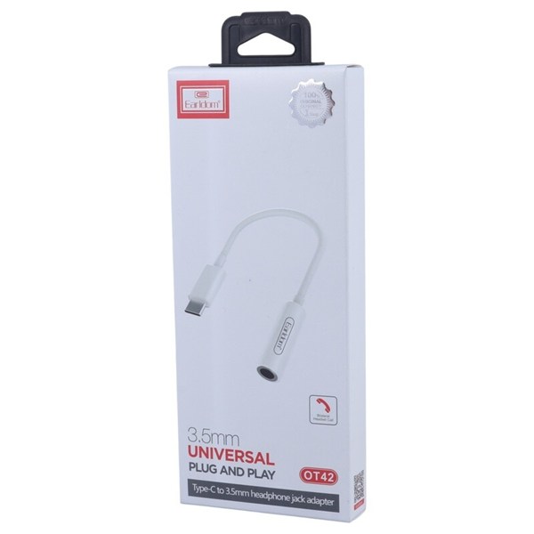 تبدیل Type-C به جک 3.5 میلی متری ارلدام ET-OT42