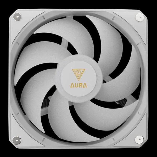 خنک کننده مایع پردازنده گیم دیاس Aura GL360 LCD ARGB WH