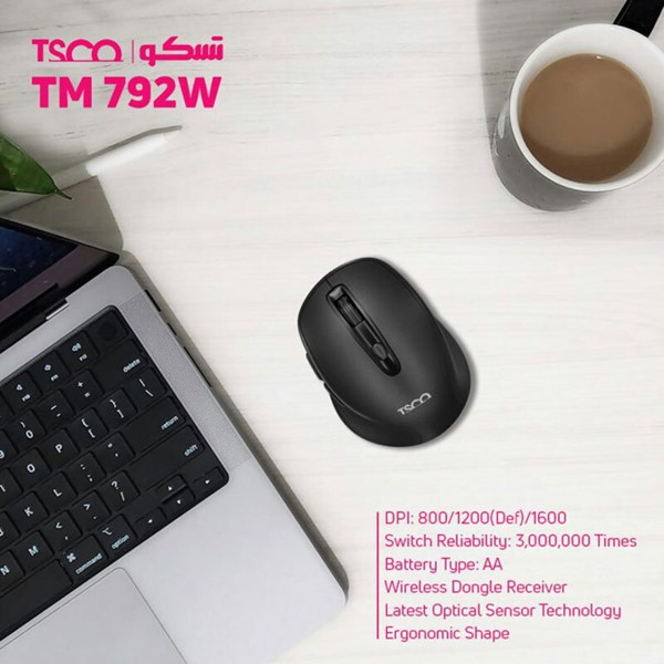 موس بی سیم تسکو TM 792W