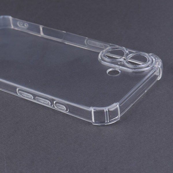 قاب ژله ای ضربه گیر بی رنگ آیفون iPhone 16 محافظ لنزدار