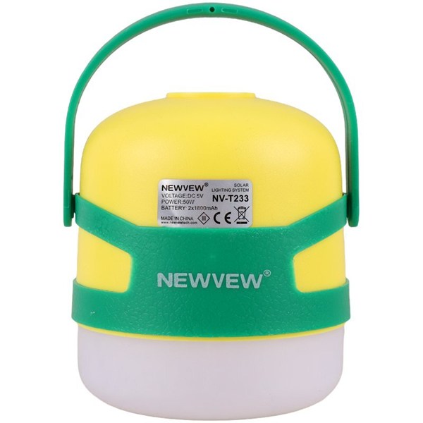لامپ شارژی 50 وات Newnvew NV-T233 + پنل خورشیدی