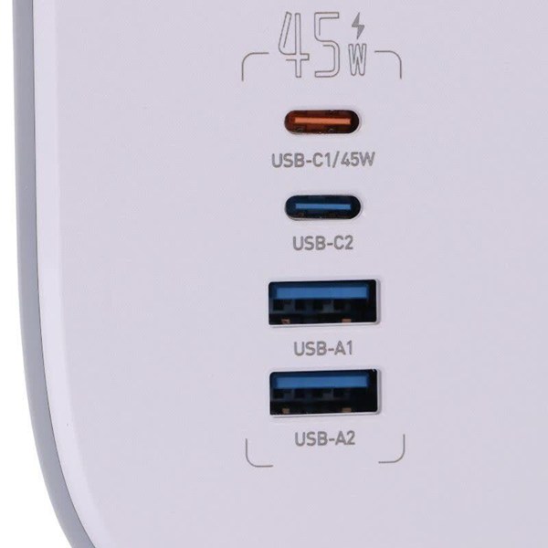 چند راهی 3 خانه ارت دار الدینیو SC6 با کابل 2 متری + شارژر USB و Type-C