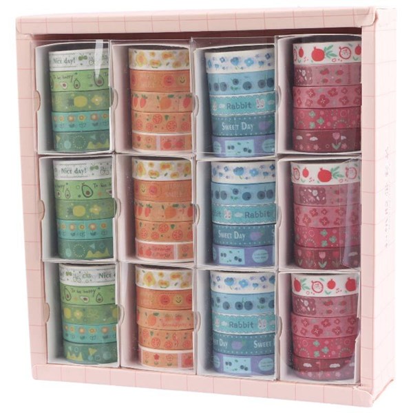 چسب واشی 1 سانتی متر طرح فانتزی XM-HZ01 بسته 5 عددی