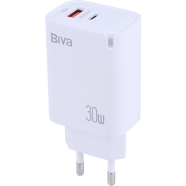 شارژر دیواری 30 وات بیوا HC-54 QC3.0 PD 3A