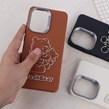 قاب چرمی ژله ای Leather کارتونی برجسته
