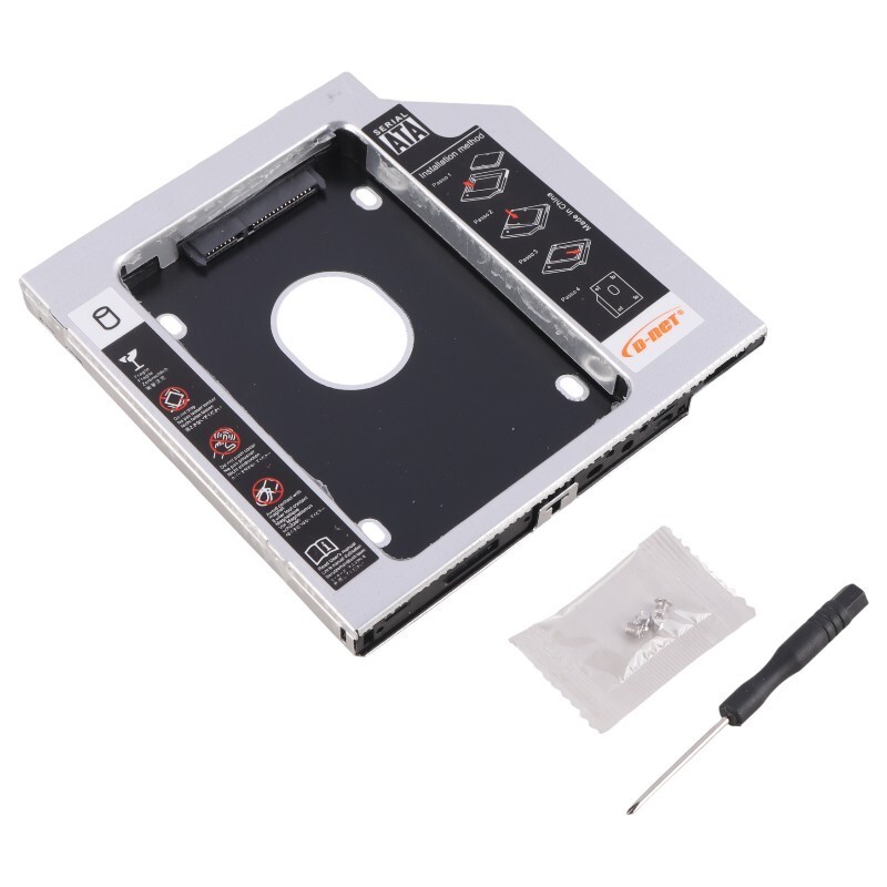براکت هارد اینترنال 2.5 اینچی دی نت HDD Caddy سایز 12.7 میلی متر