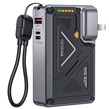 شارژر دیواری و پاور بانک بی سیم فست شارژ یسیدو YP89 PD 22.5W ظرفیت 10000 میلی آمپر ساعت