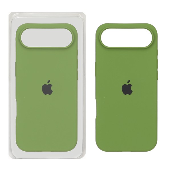 قاب سیلیکونی پاک کنی اورجینال Apple iPhone 17 Air - سبز (پک اصلی)