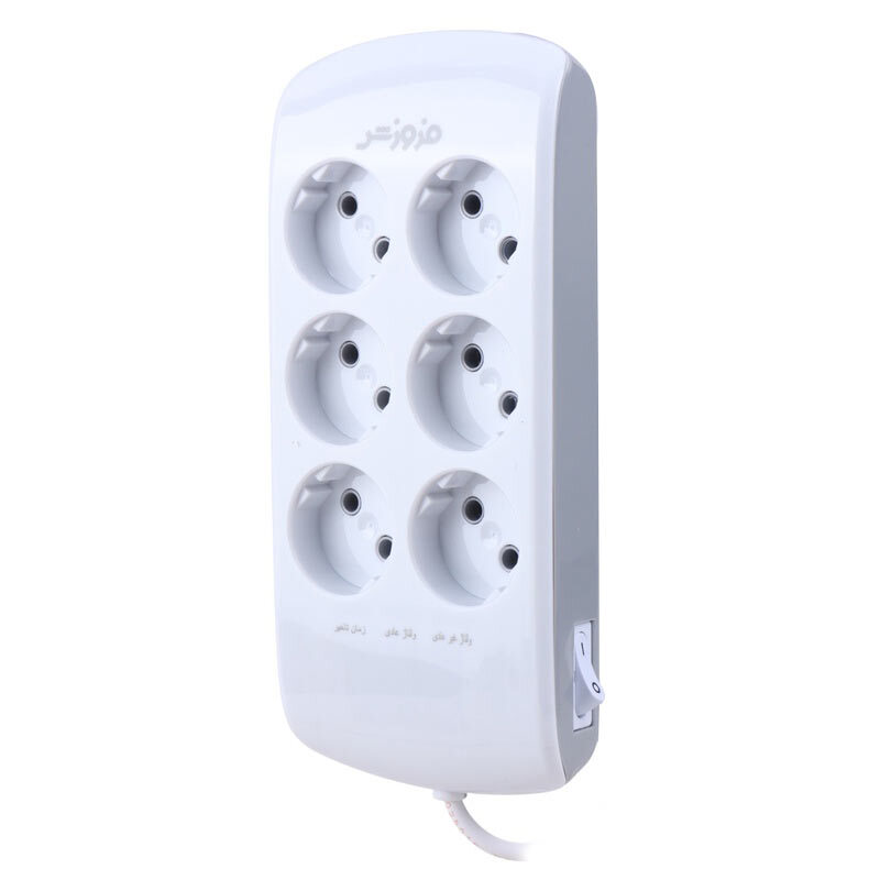 محافظ برق دیجیتال کامپیوتر و صوتی تصویری 6 خانه فروزش Lotus LT600D با کابل 1.8 متری