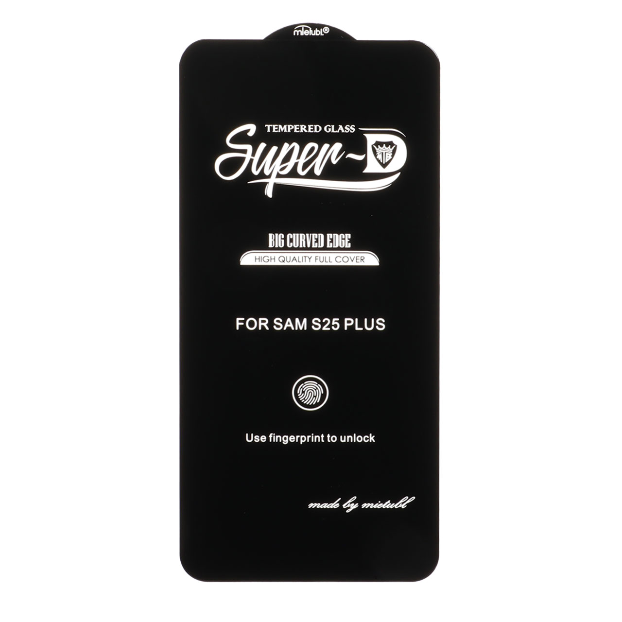 محافظ صفحه نمایش شیشه ای Samsung Galaxy S25 Plus / S24 Plus - Full Cover Super D Mietubl - مشکی (بدون پک) - NTC ORG