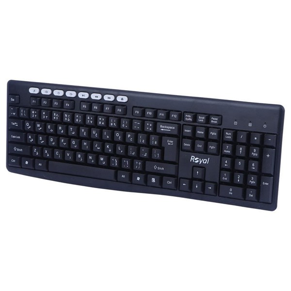 کیبورد و موس بی سیم رویال RKM-870
