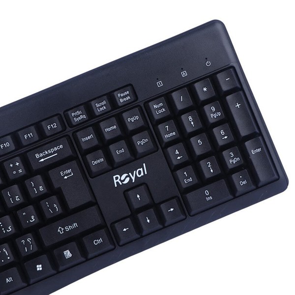 کیبورد و موس بی سیم رویال RKM-870