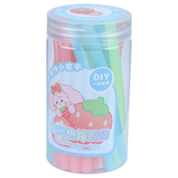 چسب حرارتی معطر فلورسنت بسته 20 عددی