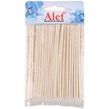 میله چوبی گرد باریک Alef قطر 4 میلی متر بسته 50 عددی