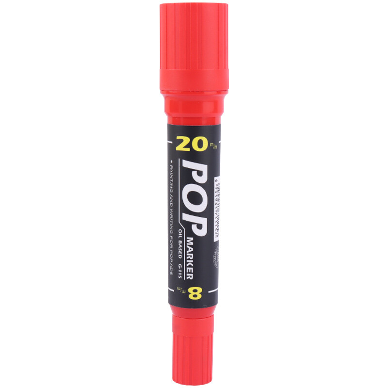 ماژیک معمولی دو سر کد G-115 بسته 6 عددی