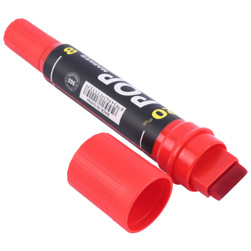 ماژیک معمولی دو سر کد G-115 بسته 6 عددی