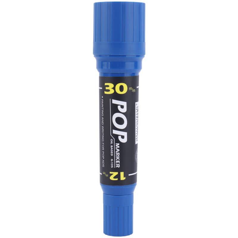 ماژیک معمولی دو سر کد G-135 بسته 6 عددی