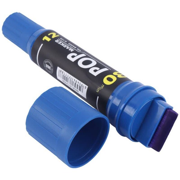 ماژیک معمولی دو سر کد G-135 بسته 6 عددی