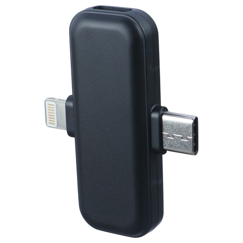 میکروفون یقه ای بی سیم دوتایی ارلدام ET-MC17 Type-C / Lightning