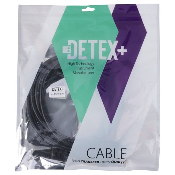 کابل برق Detex+ 3m PC