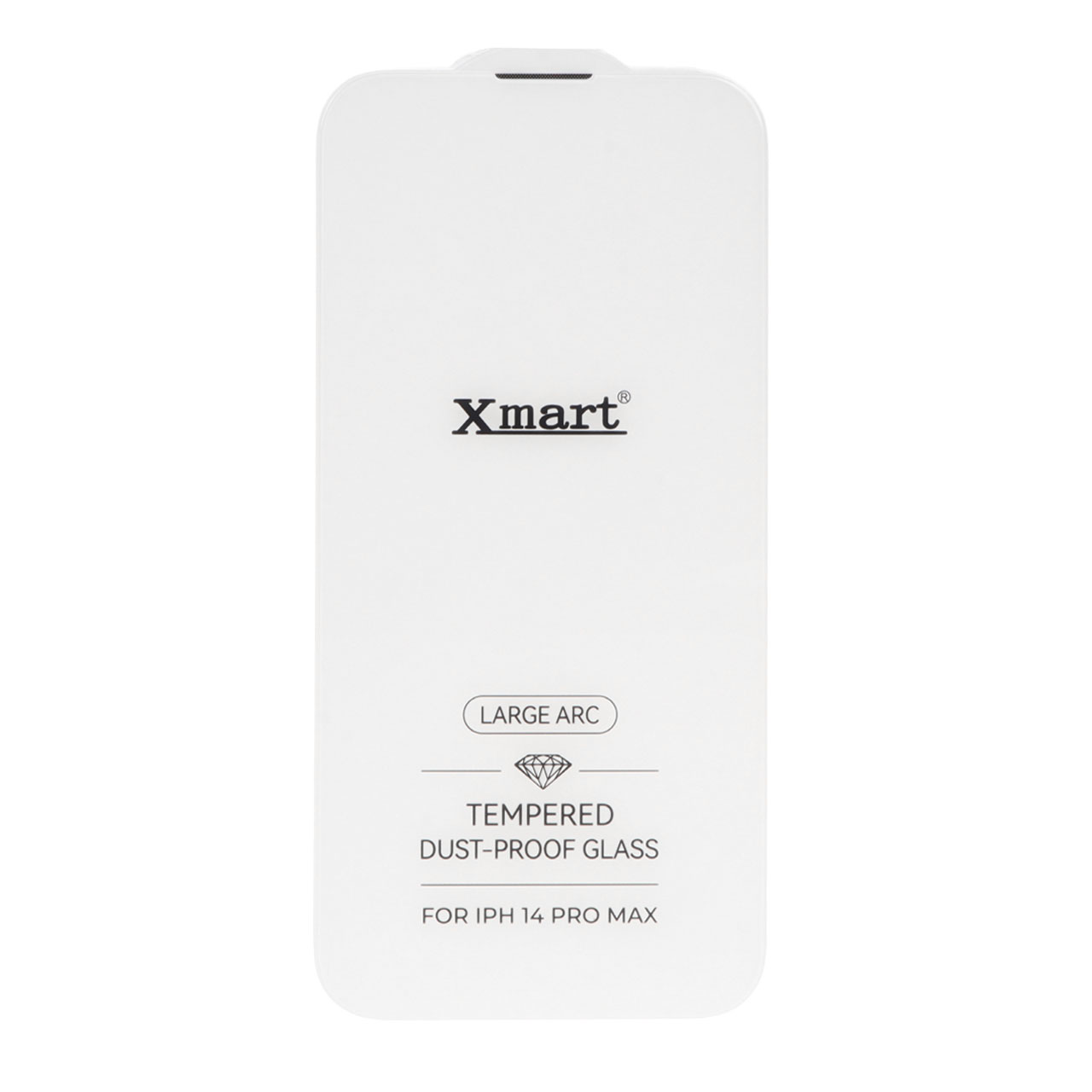 محافظ صفحه نمایش شیشه ای بدون حاشیه توری دار Xmart 3D Large Arc مدل Apple iPhone 14 pro max