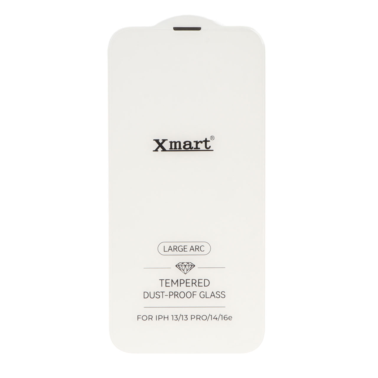 محافظ صفحه نمایش شیشه ای بدون حاشیه توری دار Xmart 3D Large Arc مدل Apple iPhone 13 / iPhone 13 Pro / iPhone 14 / 16e