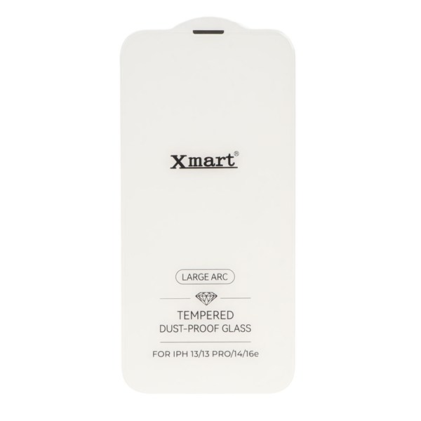 محافظ صفحه نمایش شیشه ای بدون حاشیه توری دار Xmart 3D Large Arc مدل Apple iPhone 13 / iPhone 13 Pro / iPhone 14 / 16e