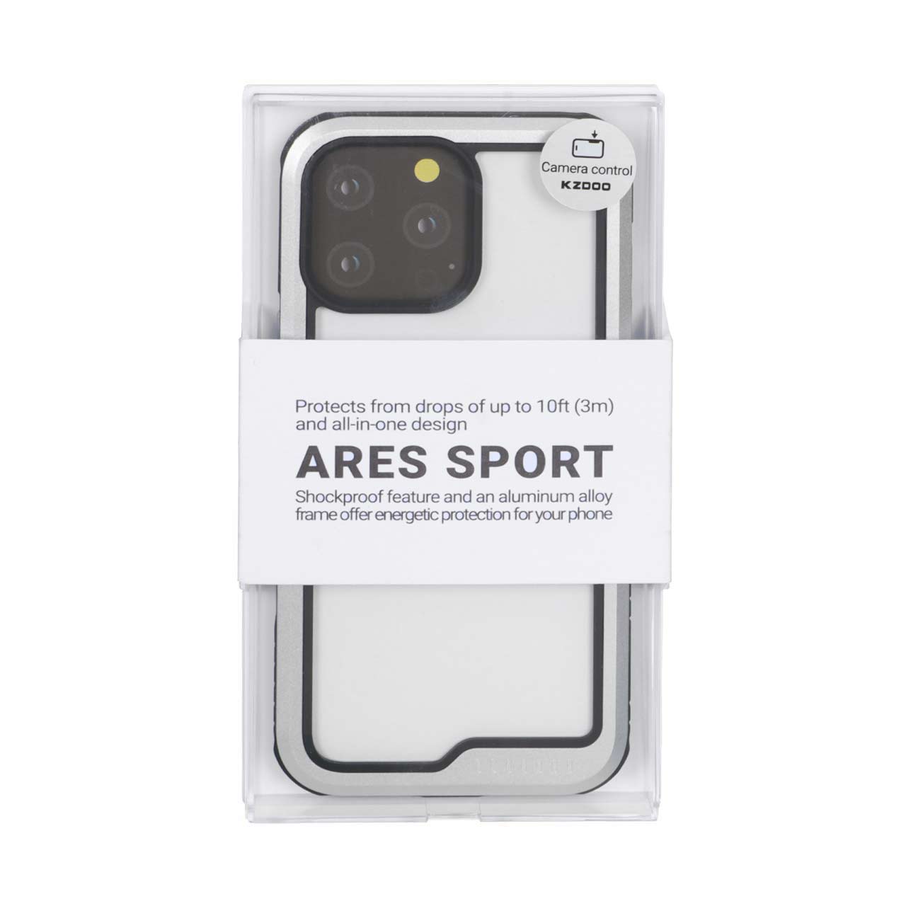 قاب Original KDoo ARES Sport مدل Apple iPhone 16 Pro Max - نقره ای (پک دار) - NTC
