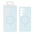 قاب سیلیکونی پاک کنی اورجینال درجه یک Magsafe مدل Samsung Galaxy S25 Ultra - آبی آسمانی (پک دار)