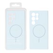 قاب سیلیکونی پاک کنی اورجینال درجه یک Magsafe مدل Samsung Galaxy S24 Ultra - آبی آسمانی (پک دار)