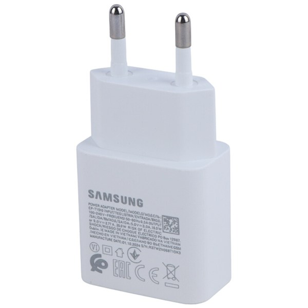شارژر دیواری 25 وات سامسونگ EP-T1510 PD 3A شرینک