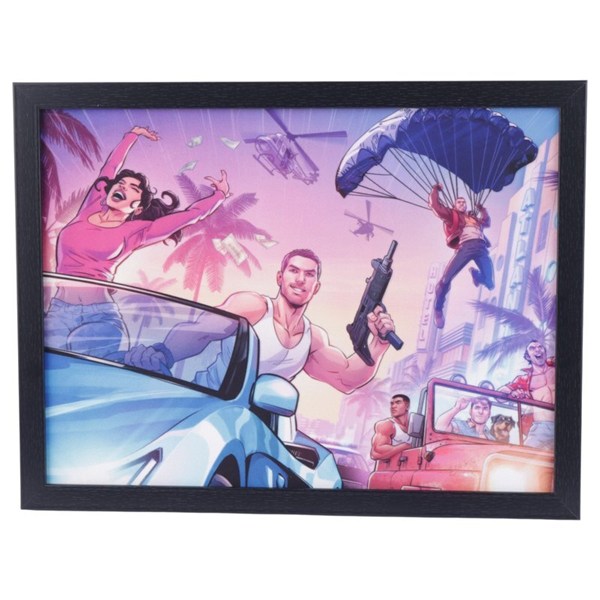 تابلو شاسی طرح GTA VI سایز 30*40 سانتی متر