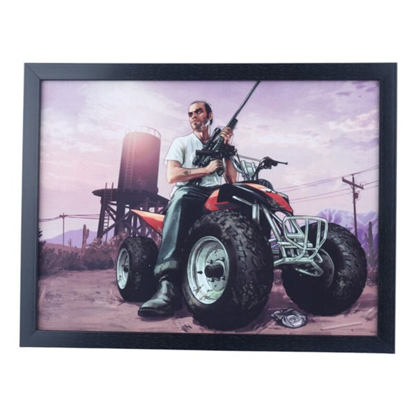 تابلو شاسی طرح GTA V سایز 30*40 سانتی متر کد 1