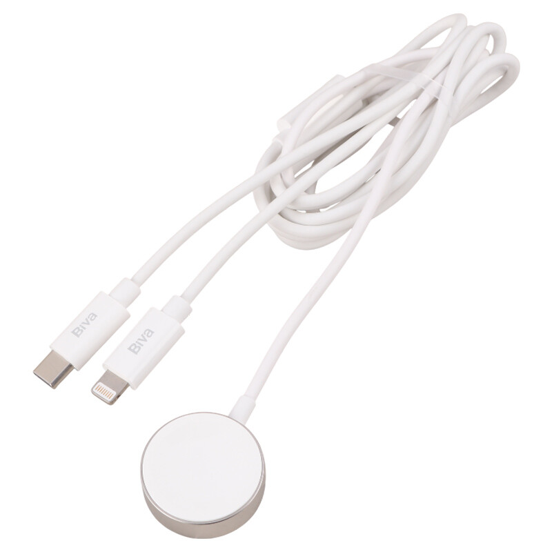 کابل دو سر آیفونی و مغناطیسی شارژ Biva WLC-02 1.6m