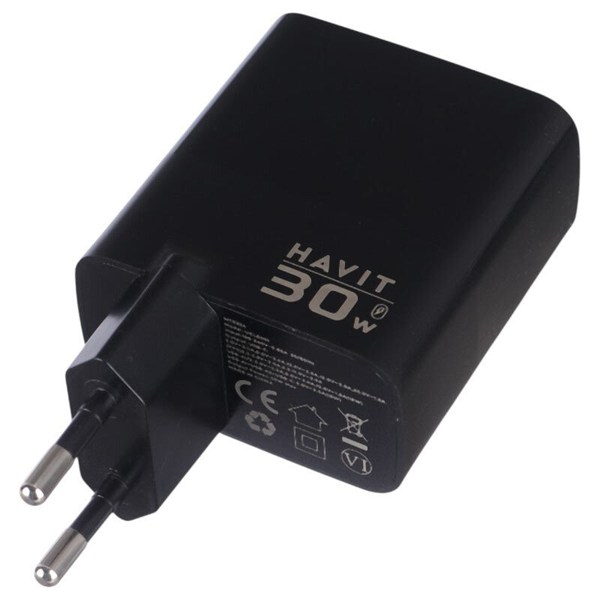 شارژر دیواری 30 وات هویت UCLE001 GaN PD 3A