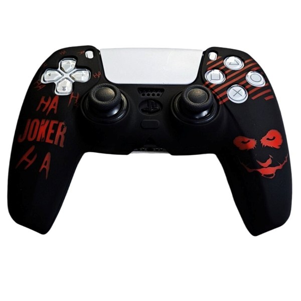 روکش دسته بازی Deadskull PS5 طرح Joker مشکی قرمز