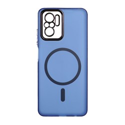 قاب Life Time مات طرح مگ سیف Xiaomi Redmi Note 10 4G / Redmi Note 10S / Poco M5S - آبی