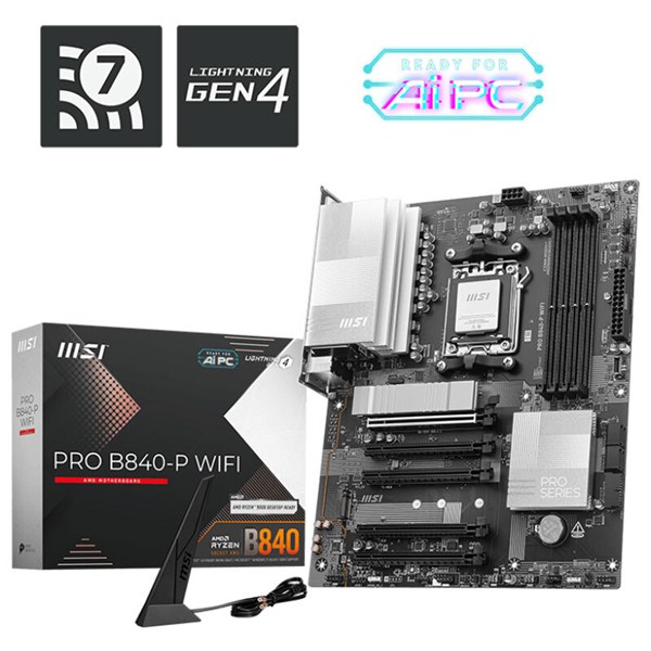 مادربرد ام اس آی PRO B840-P Wifi DDR5