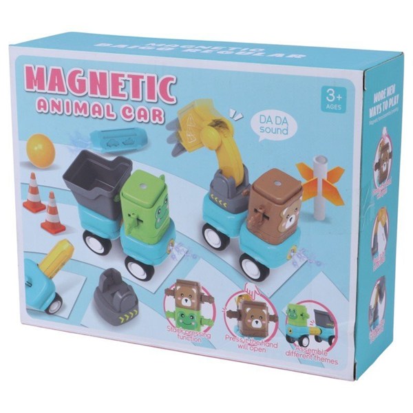 اسباب بازی مگنتی حیوانات و ماشین Behtoys-93 NO.158-60