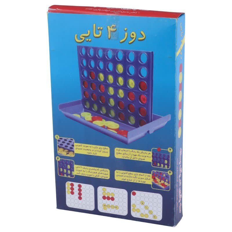بازی فکری دوز 4 تایی و منچ و مار پله شایان تویز