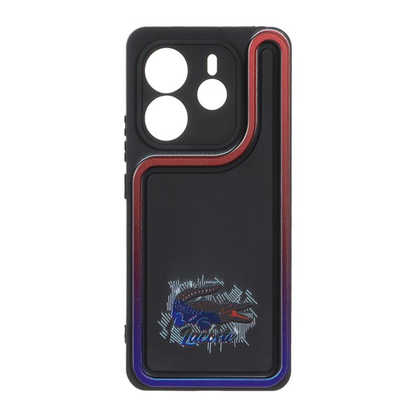 قاب Solid Case منحنی LUCKY طرح دار Xiaomi Redmi Note 14 4G - کد 293