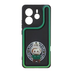 قاب Solid Case منحنی LUCKY طرح دار Xiaomi Redmi Note 14 4G - کد 296