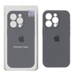 قاب سیلیکونی پاک کنی اورجینال Master Quality مدل Apple iPhone 15 Pro Max - خاکستری (پک دار)