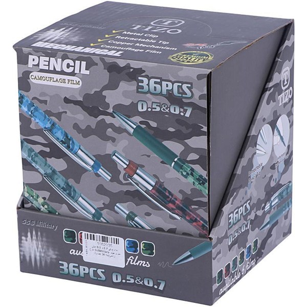 مداد نوکی تیزو 556Military طرح ارتشی