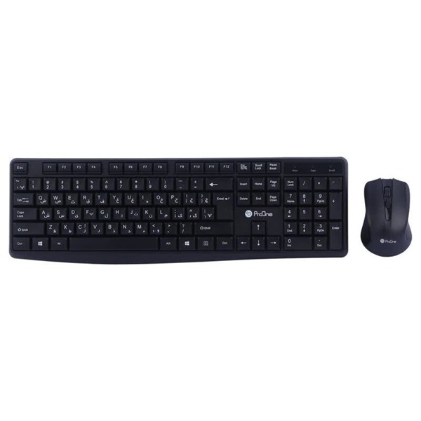 کیبورد و موس بی سیم پرووان PMK25W